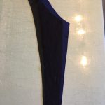 1-1 襟に接着芯貼る