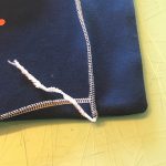 10-7 アイロンで縫い代を倒す