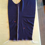 3-4 袖の裾をロックミシン