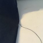 4-4 ダーツ終わり付近で玉結び