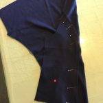 5-1 細腹と後ろ身頃を縫う