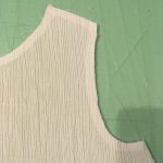 2-2 アームホール・肩線・首回りに貼り付け