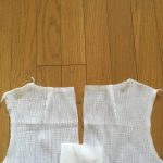 6-3 後身頃の肩線に空ロック