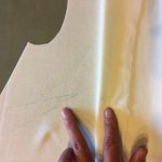 2-1ダーツにチャコを入れる