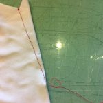 2-4 ダーツ終端は玉結び