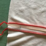 6-1 ファスナー止まりに印をつける